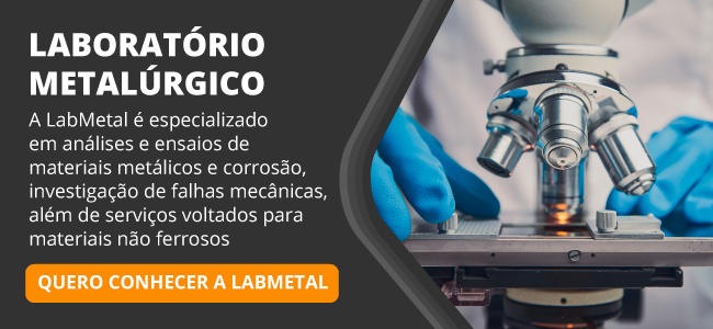 laboratório de ensaios mecânicos e metalográficos
